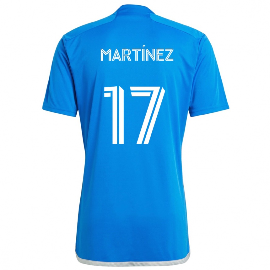 Kids Football Josef Martínez #17 Blue White Home Jersey 2024/25 T-Shirt Uk