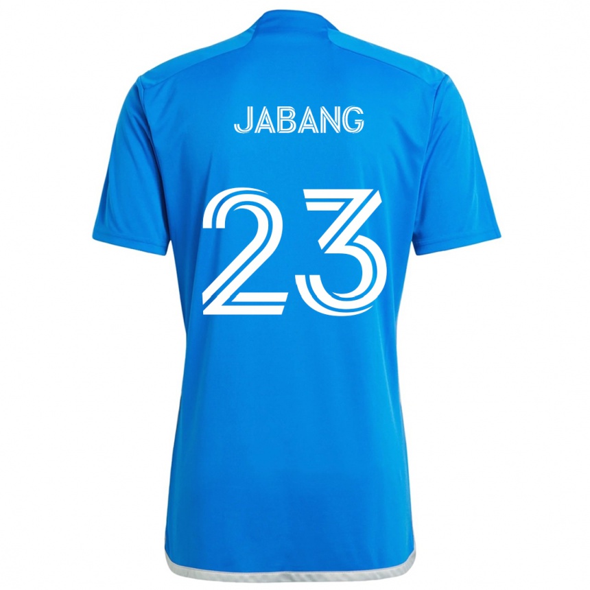 Kids Football Ousman Jabang #23 Blue White Home Jersey 2024/25 T-Shirt Uk