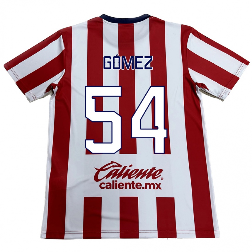 Kids Football Miguel Gómez #54 Red White Home Jersey 2024/25 T-Shirt Uk