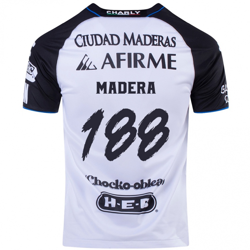 Kids Football Héctor Madera #188 Black Blue Home Jersey 2024/25 T-Shirt Uk