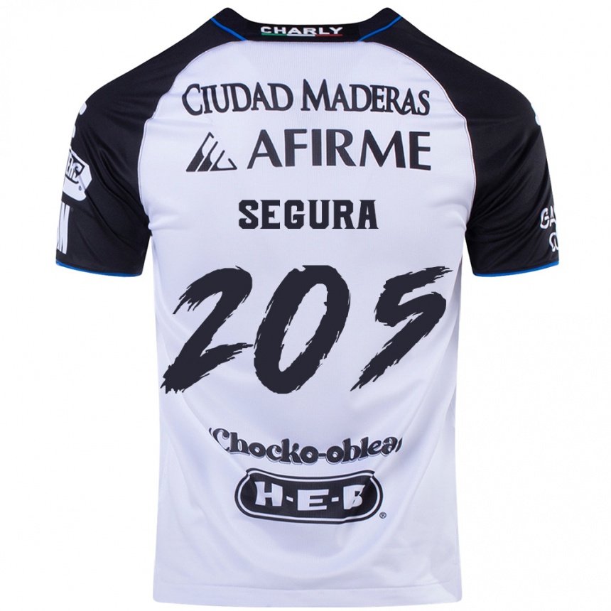 Kids Football Mathías Segura #205 Black Blue Home Jersey 2024/25 T-Shirt Uk