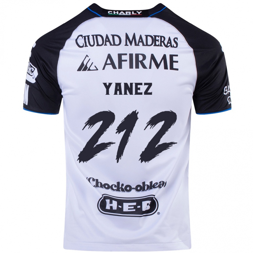 Kids Football Sebastián Yánez #212 Black Blue Home Jersey 2024/25 T-Shirt Uk