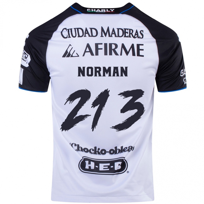 Kids Football Humberto Norman #213 Black Blue Home Jersey 2024/25 T-Shirt Uk