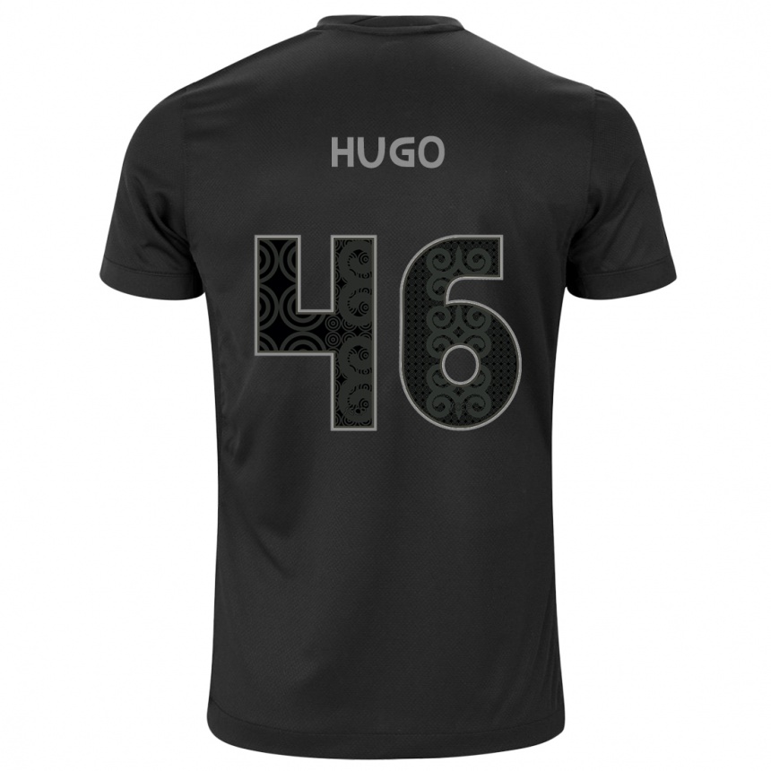 Kids Football Hugo #46 Black Away Jersey 2024/25 T-Shirt Uk