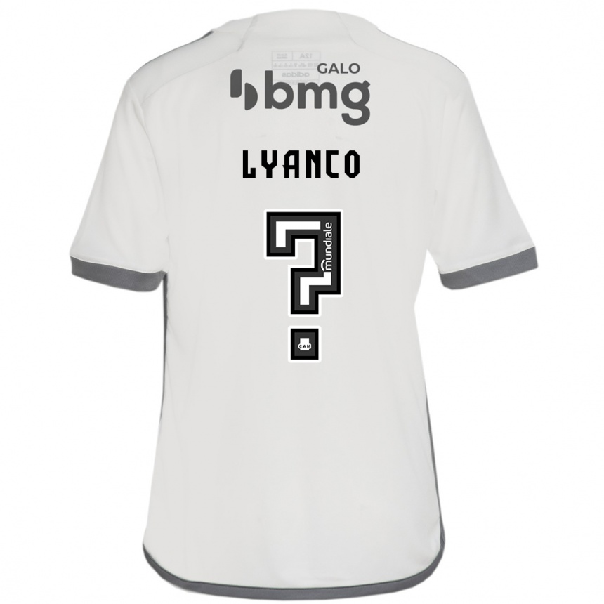 Kids Football Lyanco #0 Off White Away Jersey 2024/25 T-Shirt Uk