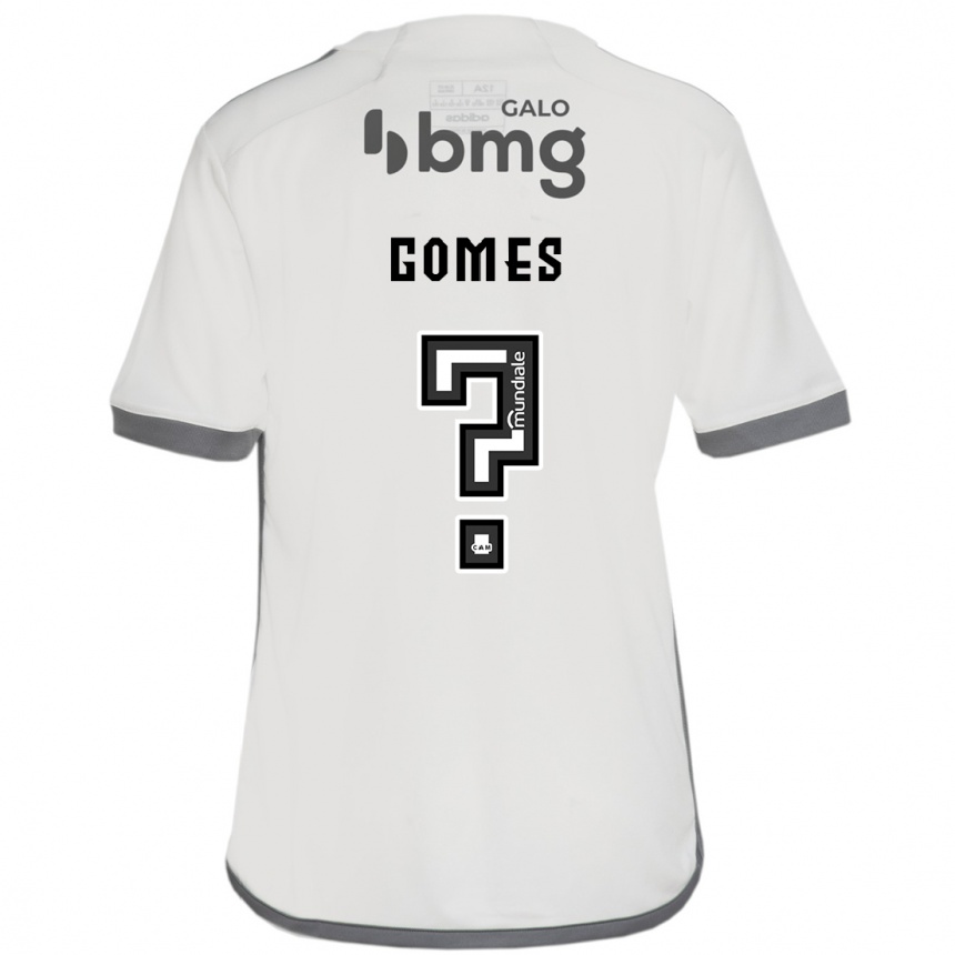 Kids Football Fábio Gomes #0 Off White Away Jersey 2024/25 T-Shirt Uk