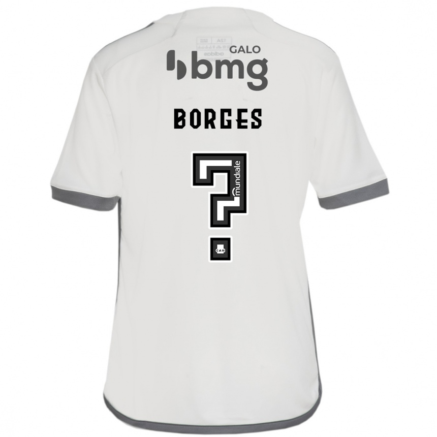 Kids Football Léo Borges #0 Off White Away Jersey 2024/25 T-Shirt Uk