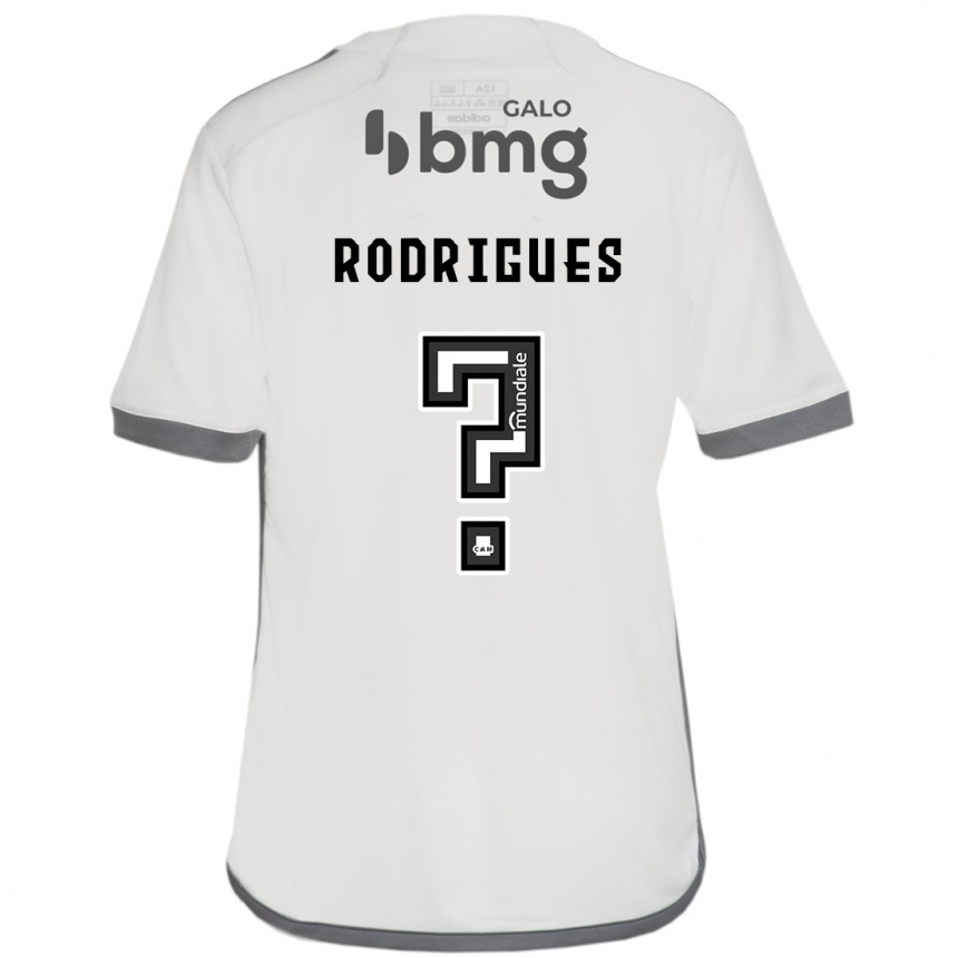 Kids Football Vinicius Rodrigues #0 Off White Away Jersey 2024/25 T-Shirt Uk