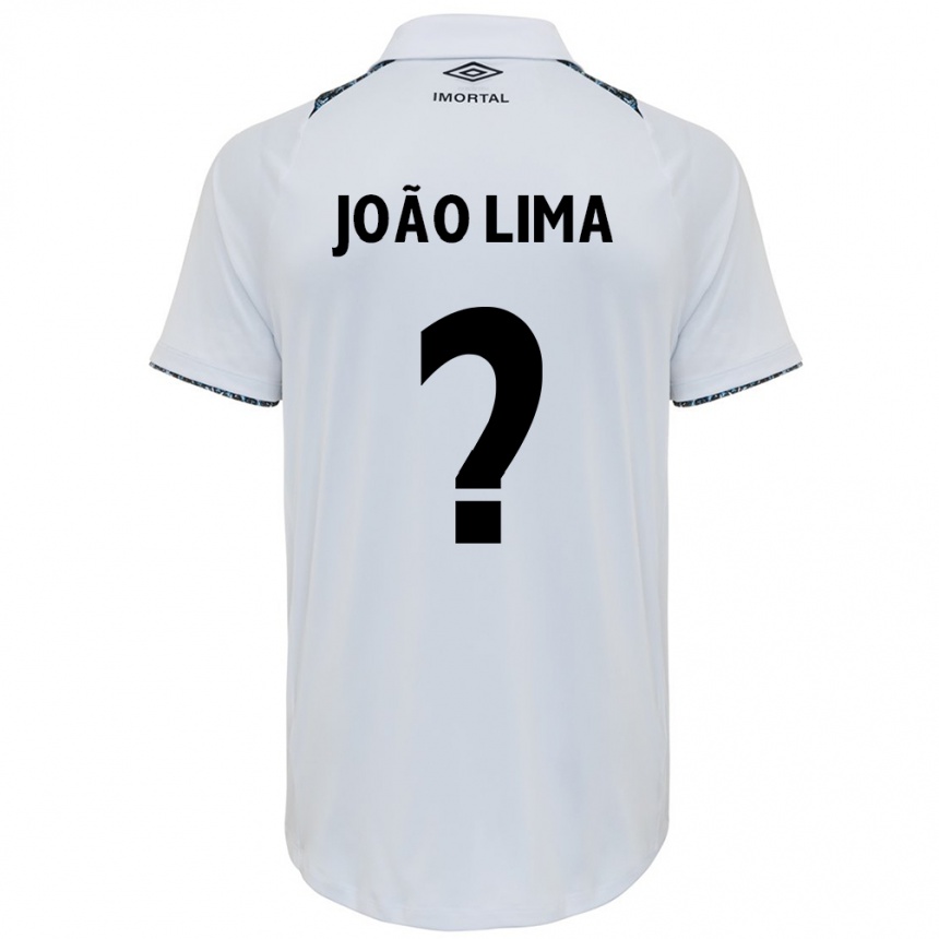 Kids Football João Vitor #0 White Blue Away Jersey 2024/25 T-Shirt Uk