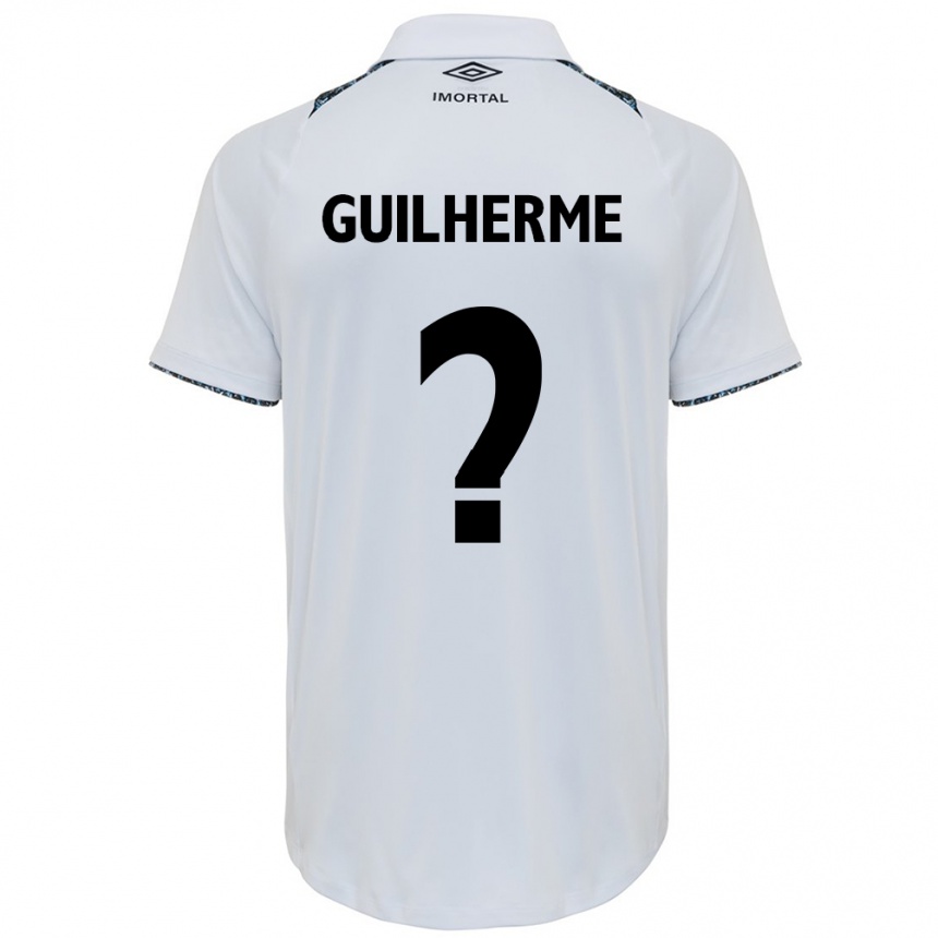 Kids Football Zé Guilherme #0 White Blue Away Jersey 2024/25 T-Shirt Uk