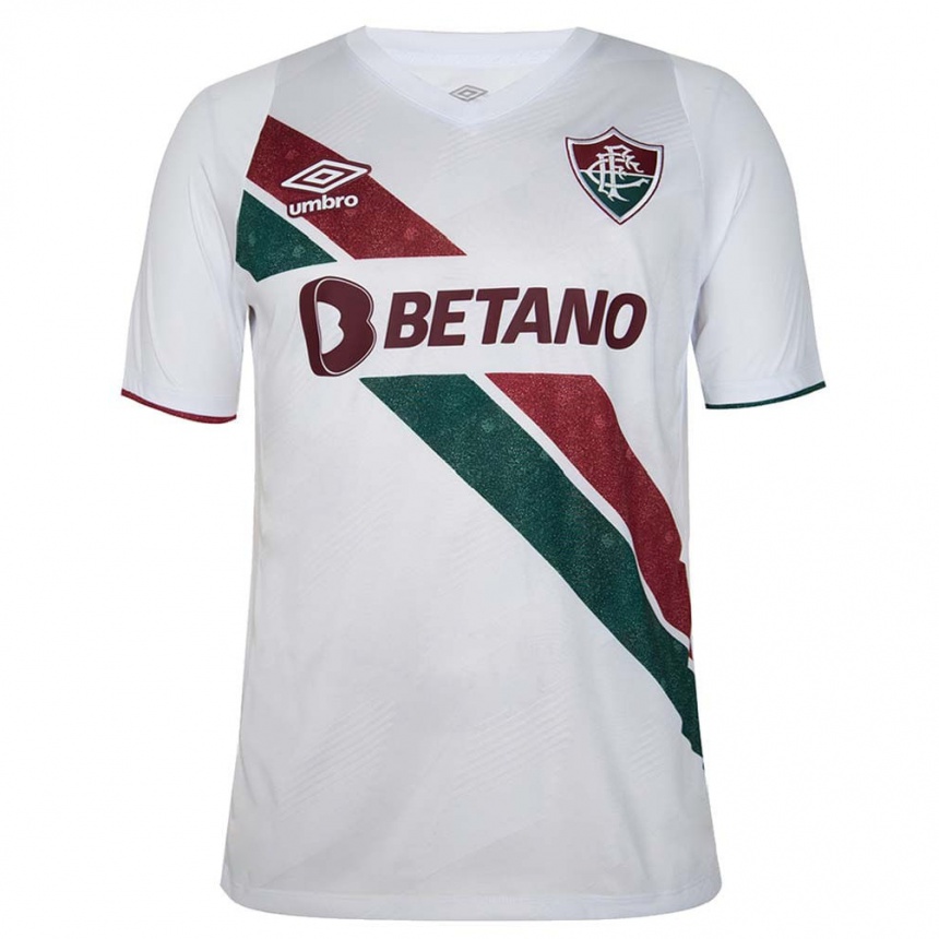 Kids Football David Terans #80 White Green Maroon Away Jersey 2024/25 T-Shirt Uk