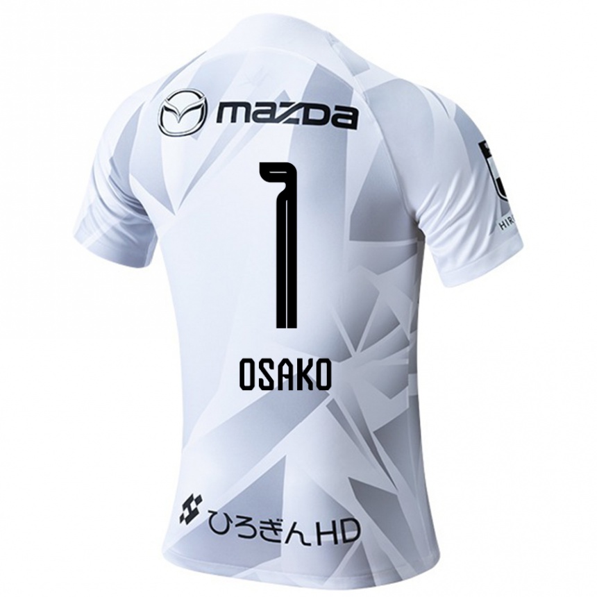 Kids Football Keisuke Osako #1 White Grey Black Away Jersey 2024/25 T-Shirt Uk