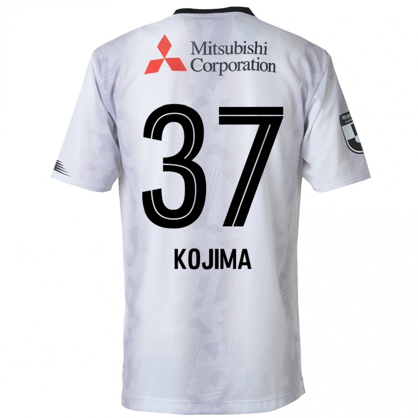 Kids Football Satsuki Kojima #37 White Black Away Jersey 2024/25 T-Shirt Uk