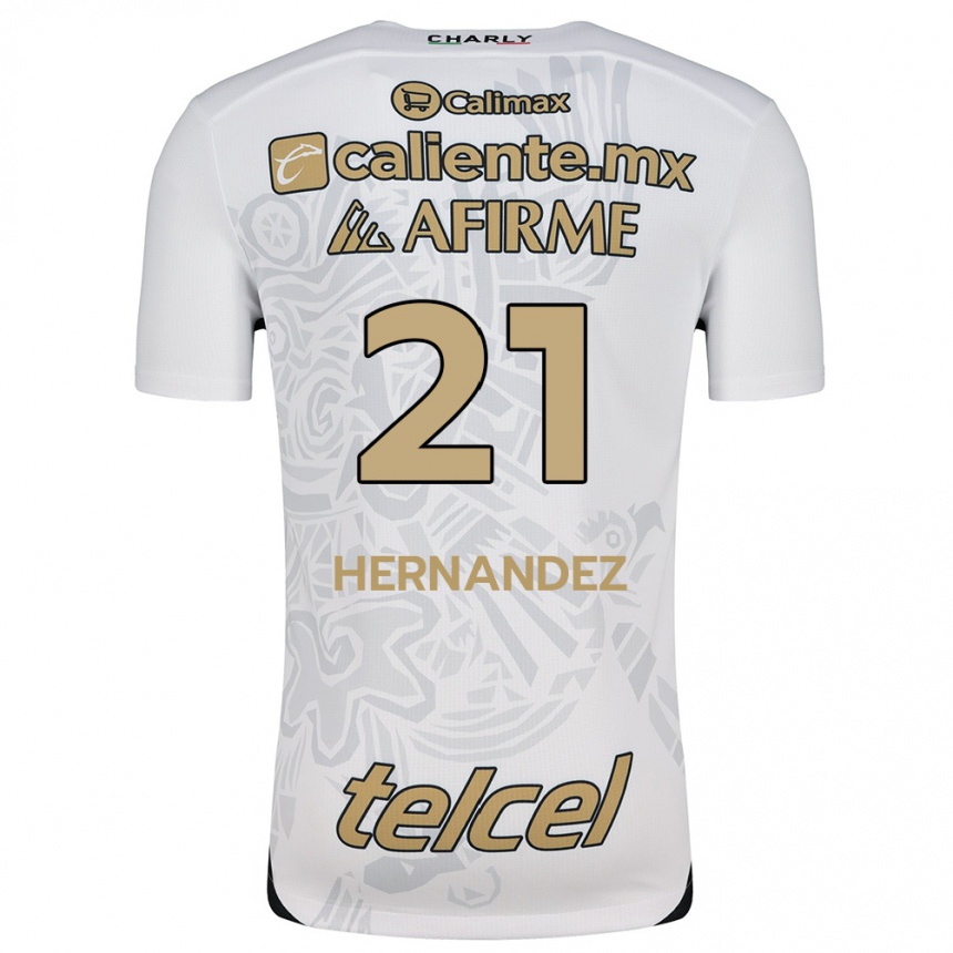 Kids Football Inglis Hernández #21 White Black Away Jersey 2024/25 T-Shirt Uk