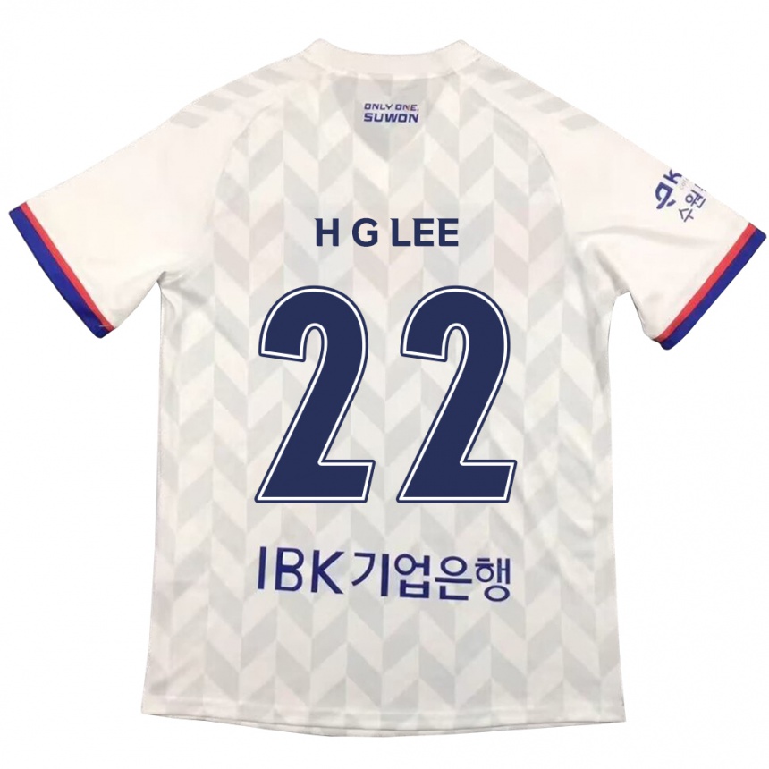 Kids Football Gwang-Hyeok Lee #22 White Blue Away Jersey 2024/25 T-Shirt Uk