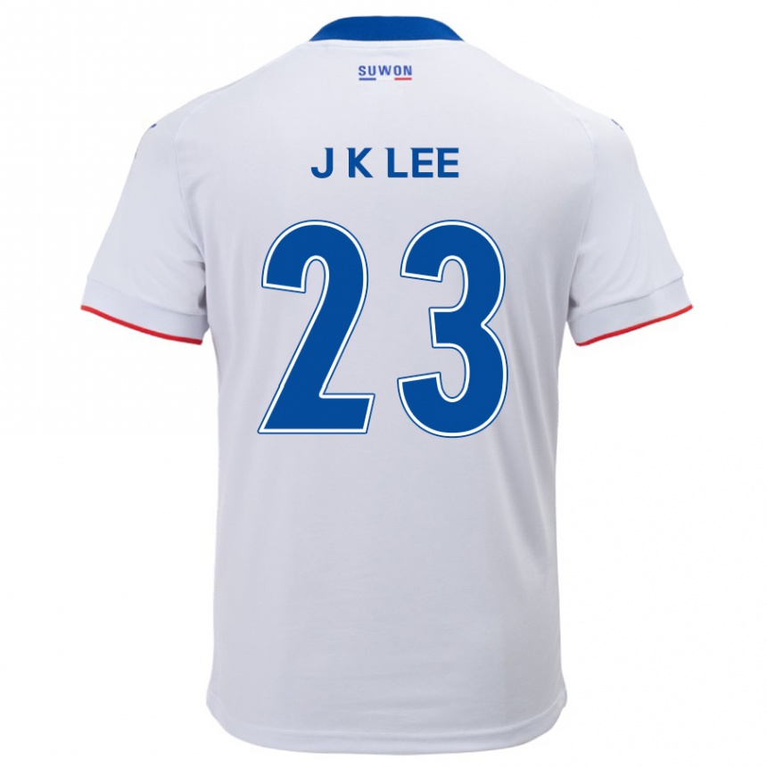 Kids Football Ki-Je Lee #23 White Blue Away Jersey 2024/25 T-Shirt Uk