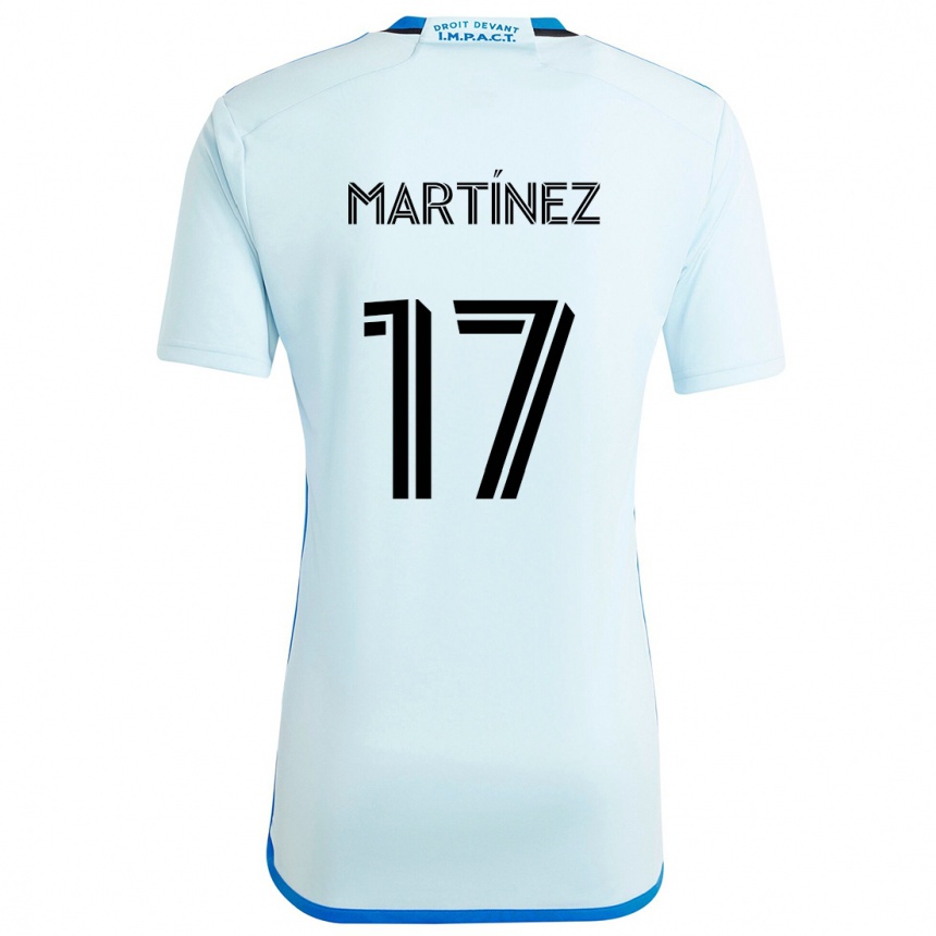 Kids Football Josef Martínez #17 Ice Blue Away Jersey 2024/25 T-Shirt Uk