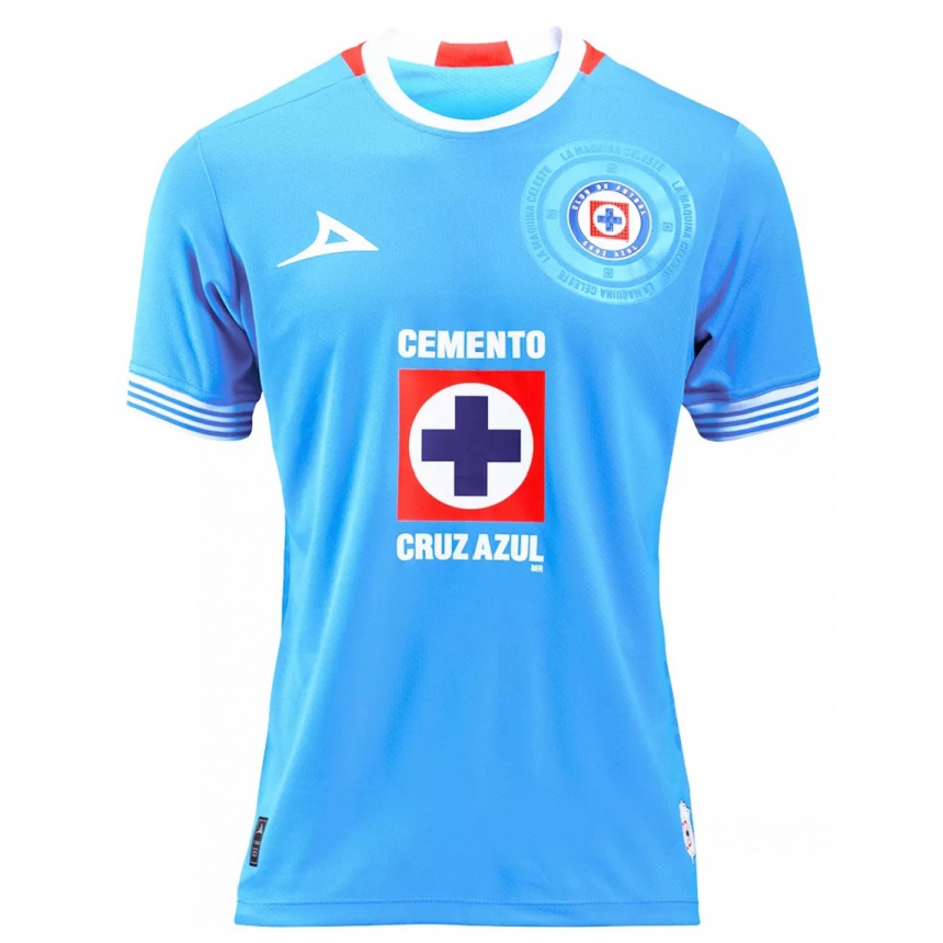 Men Football Renata Huerta #35 Sky Blue Home Jersey 2024/25 T-Shirt Uk