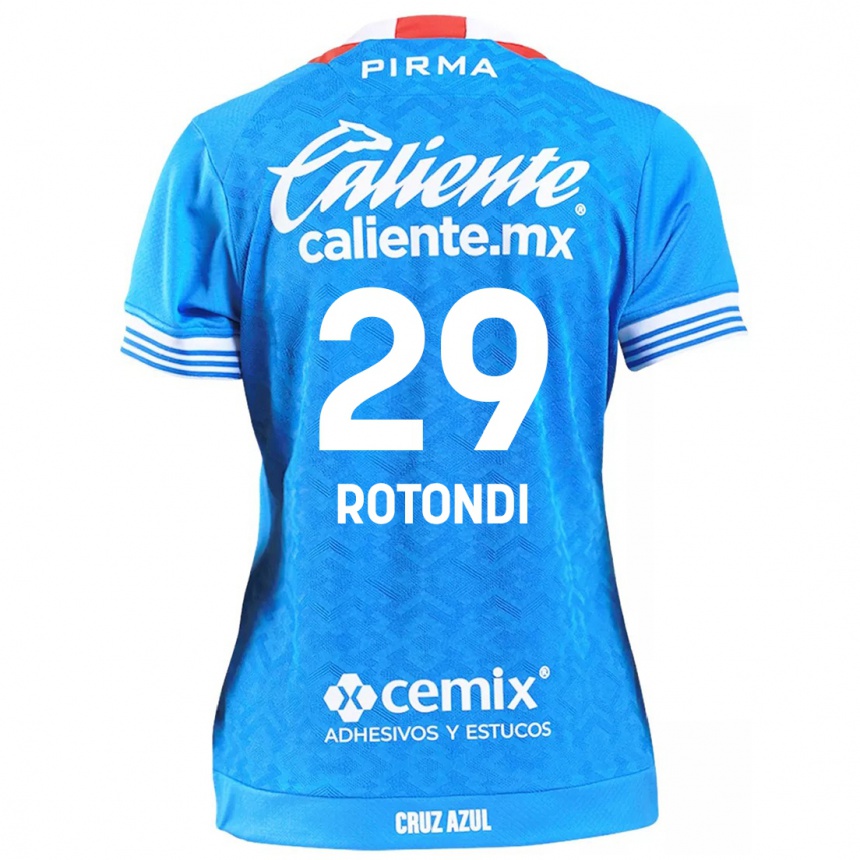 Men Football Carlos Rotondi #29 Sky Blue Home Jersey 2024/25 T-Shirt Uk