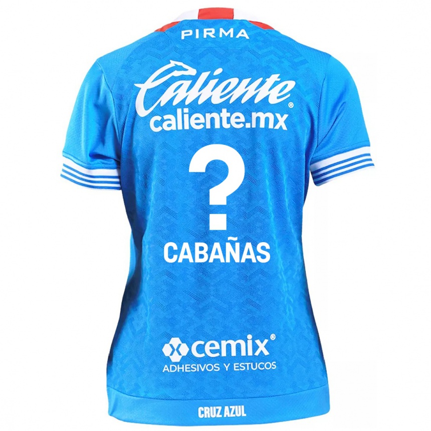 Men Football Alfredo Cabañas #0 Sky Blue Home Jersey 2024/25 T-Shirt Uk