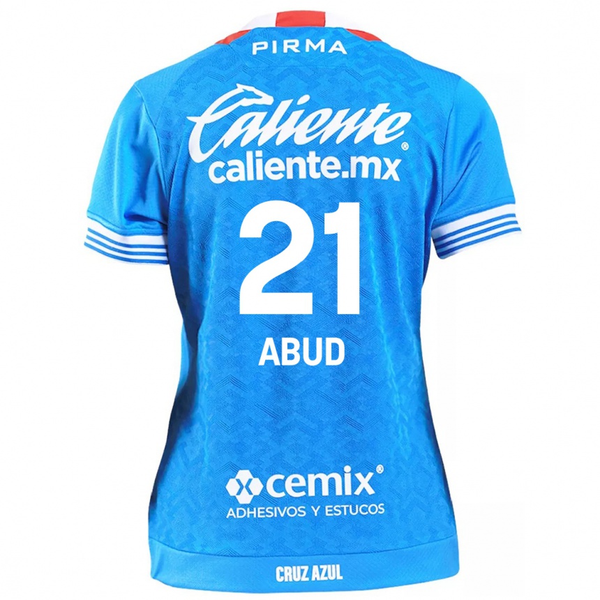 Men Football Karime Abud #21 Sky Blue Home Jersey 2024/25 T-Shirt Uk