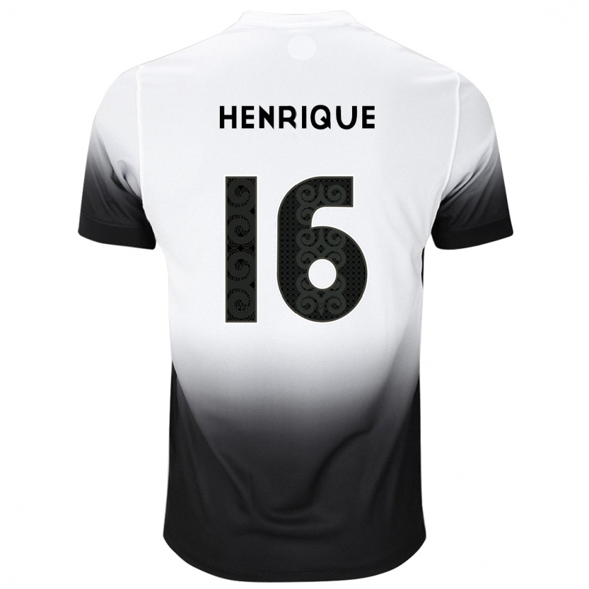 Men Football Pedro Henrique #16 White Black Home Jersey 2024/25 T-Shirt Uk