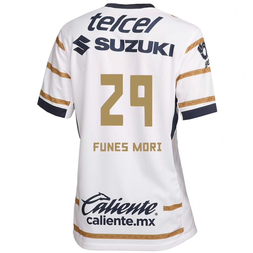 Men Football Rogelio Funes Mori #29 White Obsidian Home Jersey 2024/25 T-Shirt Uk