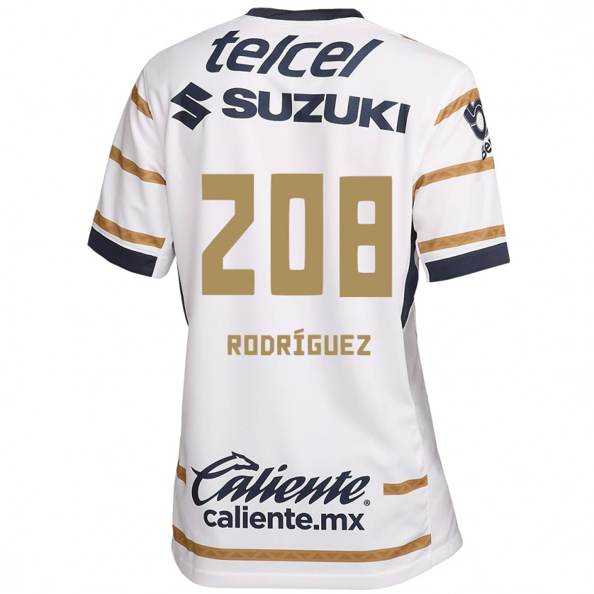 Men Football Gael Rodríguez #208 White Obsidian Home Jersey 2024/25 T-Shirt Uk