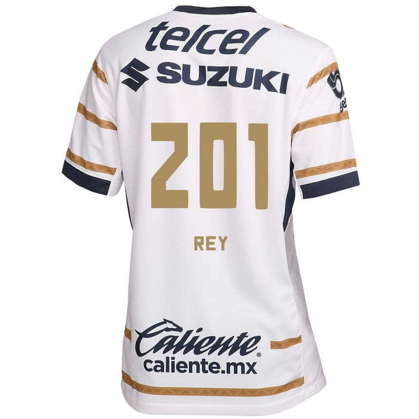 Men Football Santiago Rey #201 White Obsidian Home Jersey 2024/25 T-Shirt Uk