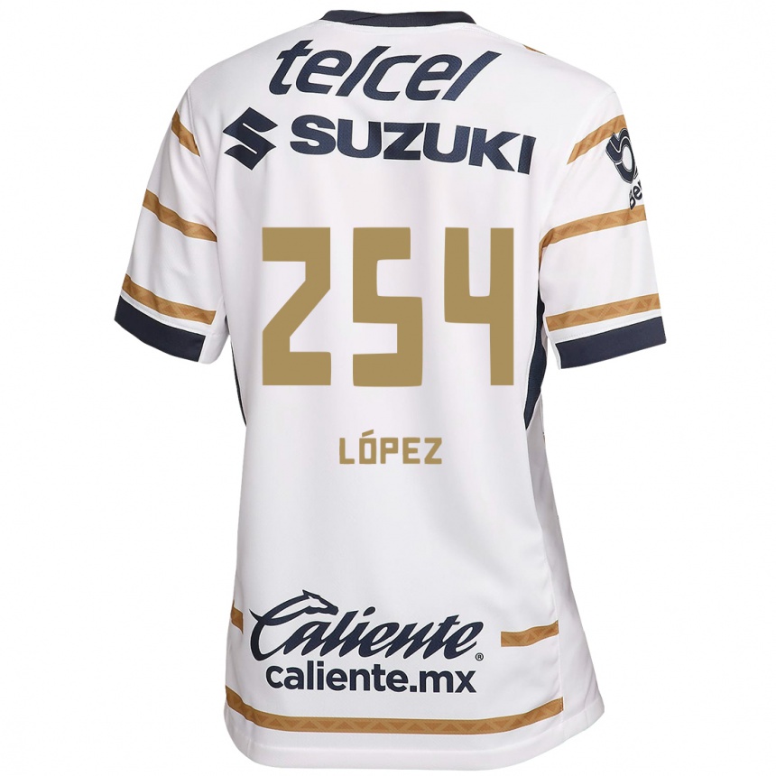 Men Football Santiago López #254 White Obsidian Home Jersey 2024/25 T-Shirt Uk