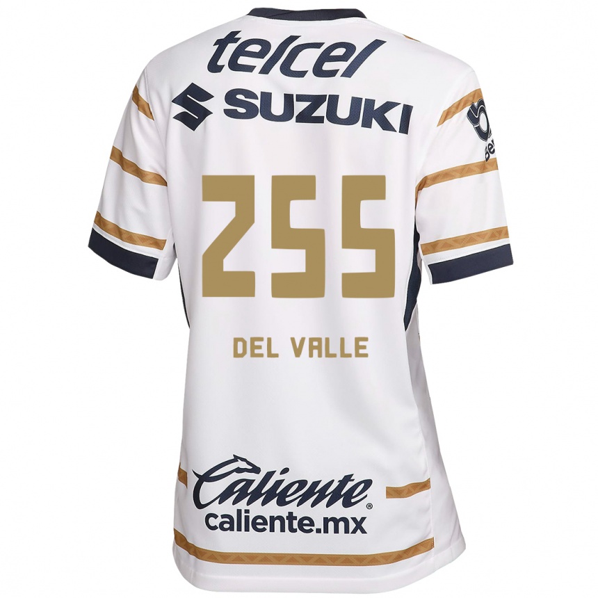 Men Football Yonathan Del Valle #255 White Obsidian Home Jersey 2024/25 T-Shirt Uk