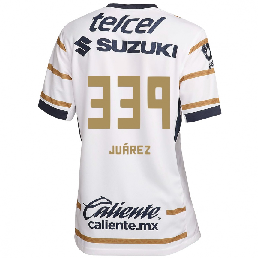 Men Football Jonathan Juárez #339 White Obsidian Home Jersey 2024/25 T-Shirt Uk