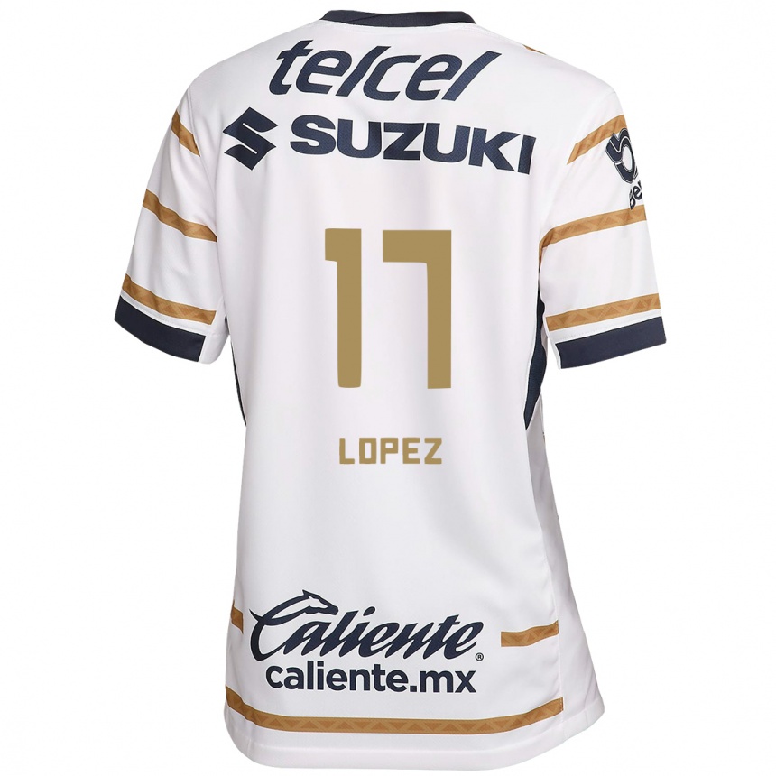 Men Football Leonel Lopez #17 White Obsidian Home Jersey 2024/25 T-Shirt Uk