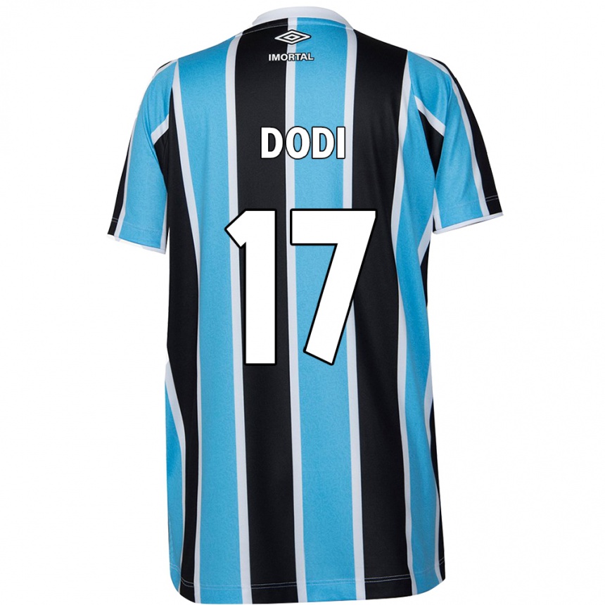 Men Football Dodi #17 Blue Black White Home Jersey 2024/25 T-Shirt Uk