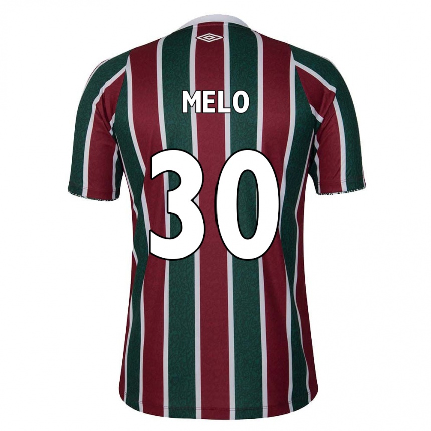 Men Football Felipe Melo #30 Green Maroon White Home Jersey 2024/25 T-Shirt Uk