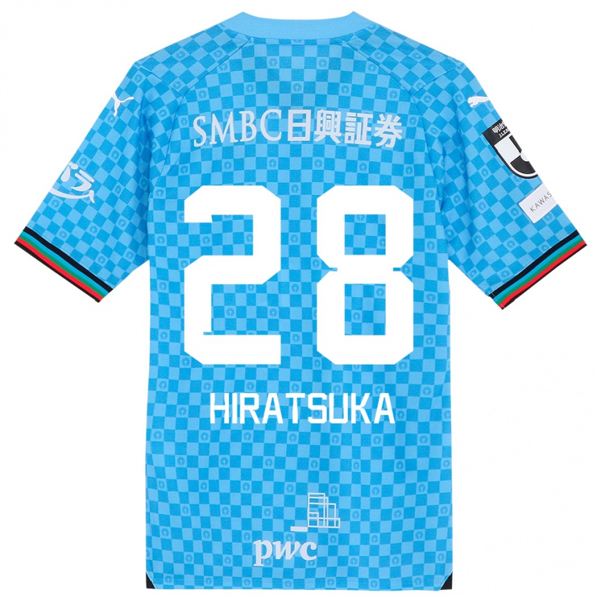 Men Football Hayato Hiratsuka #28 Azure Blue Home Jersey 2024/25 T-Shirt Uk