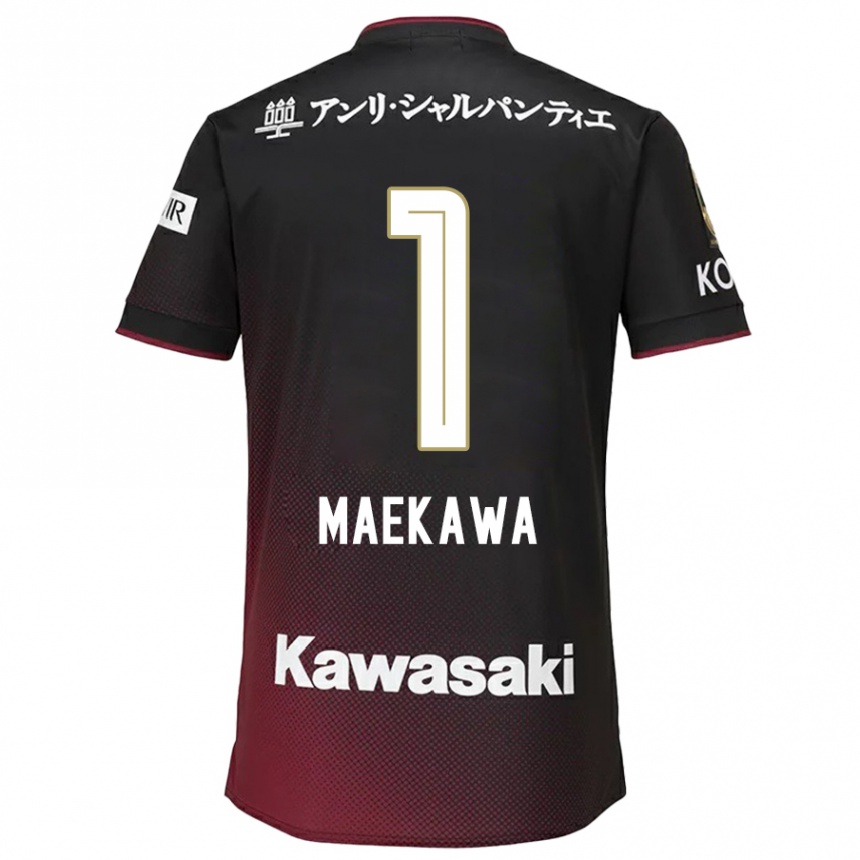 Men Football Daiya Maekawa #1 Black Red Home Jersey 2024/25 T-Shirt Uk