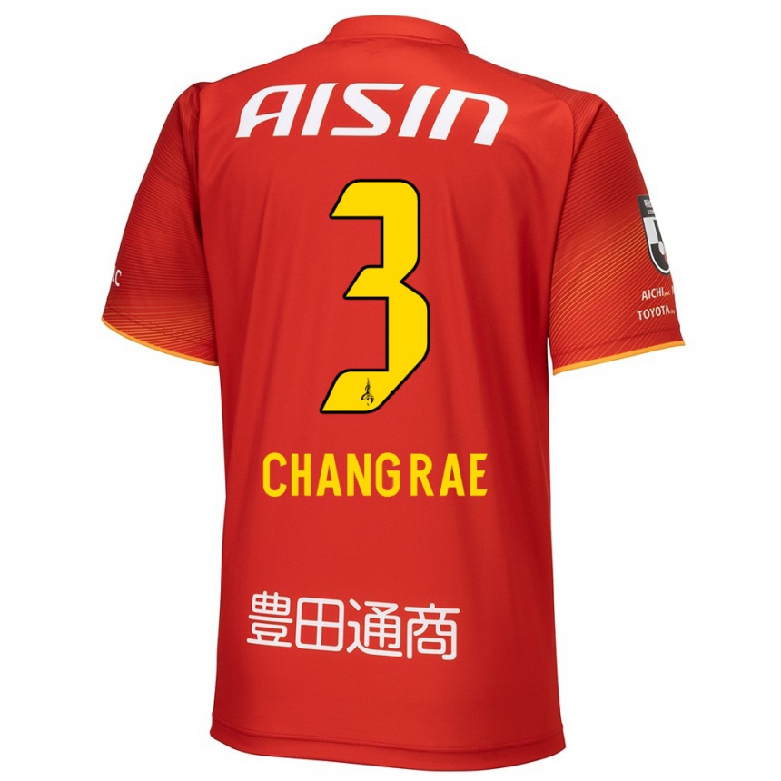 Men Football Chang-Rae Ha #3 Red White Yellow Home Jersey 2024/25 T-Shirt Uk