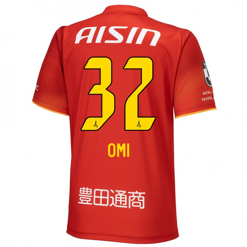 Men Football Sanii Omi #32 Red White Yellow Home Jersey 2024/25 T-Shirt Uk