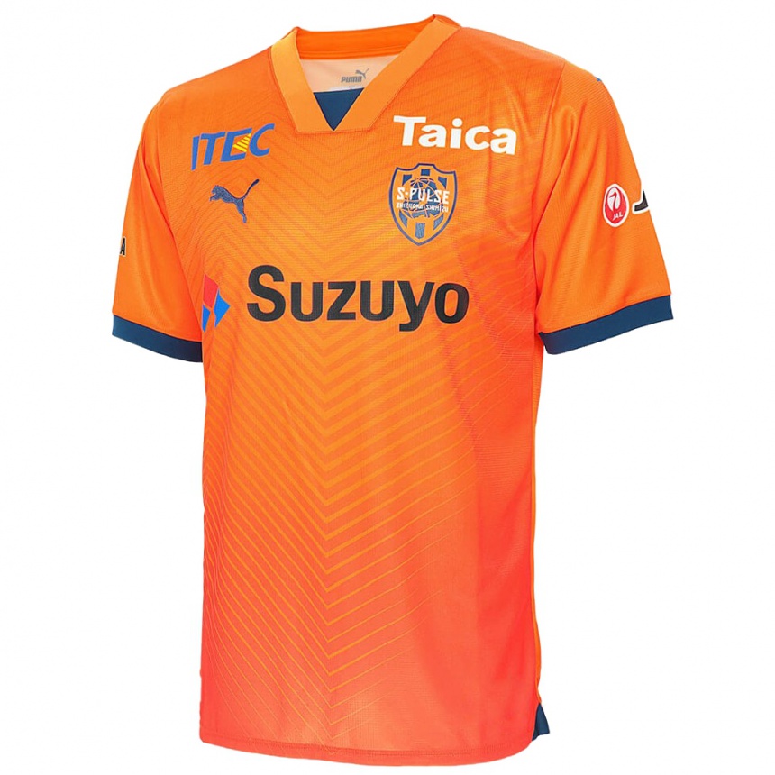 Men Football Shunsuke Fujita #2 Orange Blue Home Jersey 2024/25 T-Shirt Uk