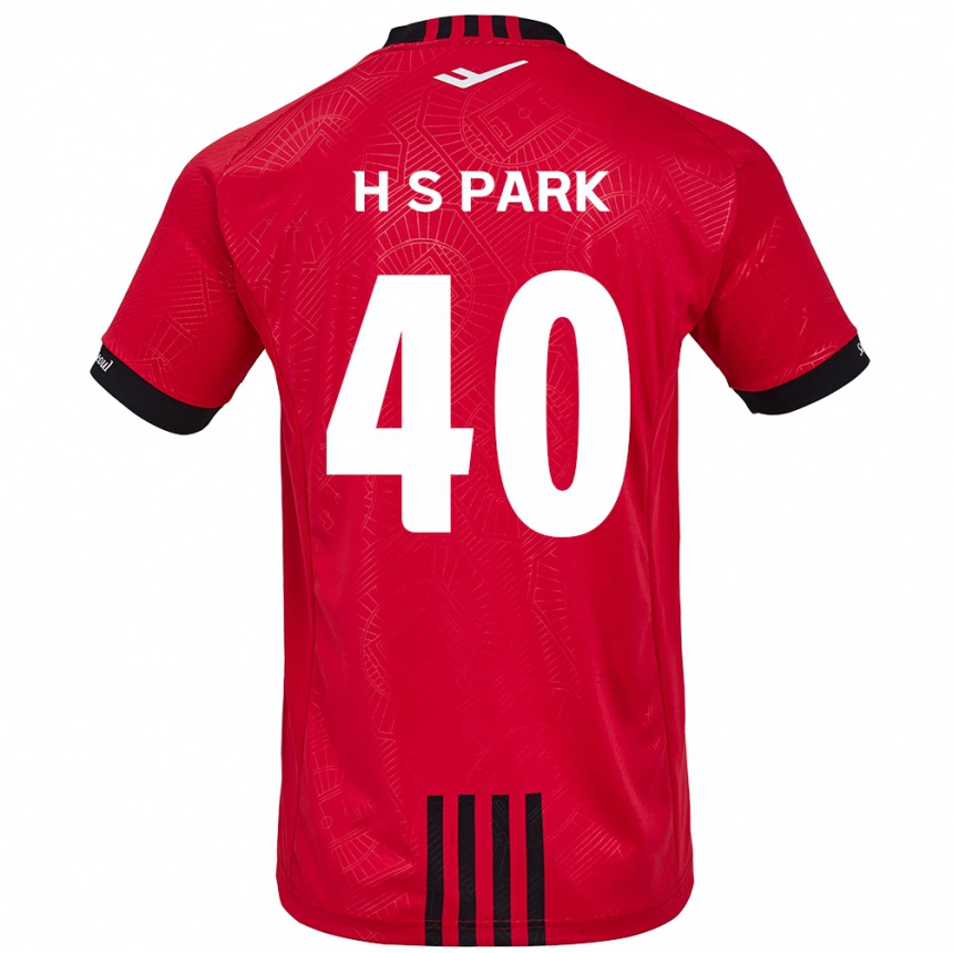 Men Football Seong-Hun Park #40 Red Black Home Jersey 2024/25 T-Shirt Uk