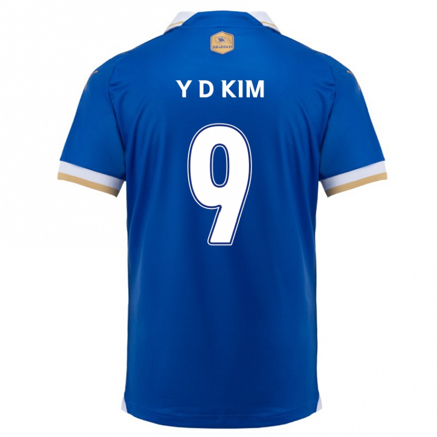 Men Football Dong-Yeon Kim #9 Blue White Home Jersey 2024/25 T-Shirt Uk