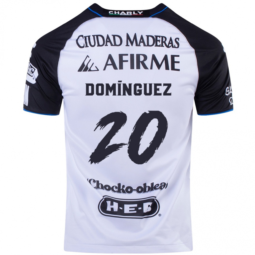 Men Football Misael Domínguez #20 Black Blue Home Jersey 2024/25 T-Shirt Uk