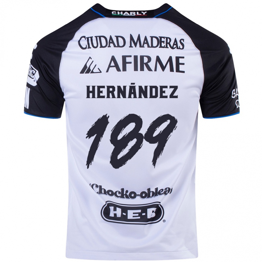 Men Football Sebastián Hernández #189 Black Blue Home Jersey 2024/25 T-Shirt Uk