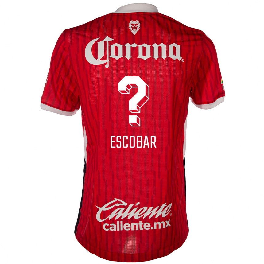 Men Football Juan Escobar #0 Red White Home Jersey 2024/25 T-Shirt Uk