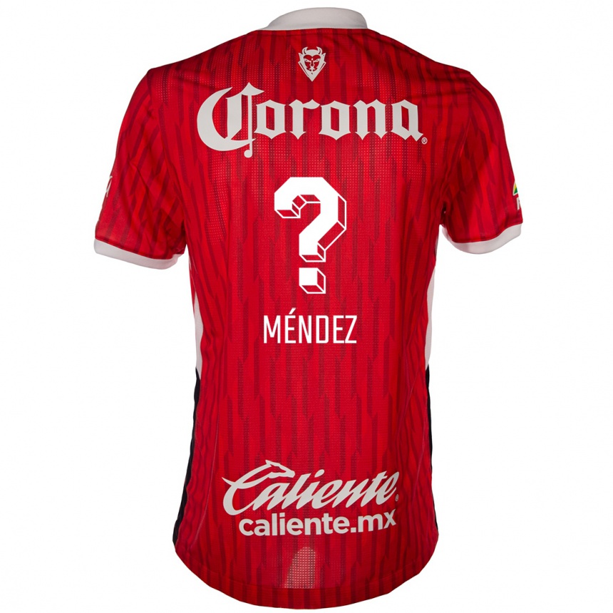 Men Football Bruno Méndez #0 Red White Home Jersey 2024/25 T-Shirt Uk