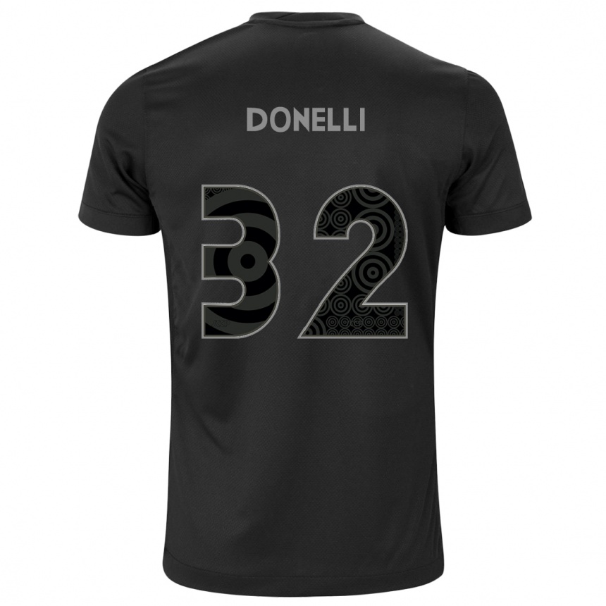 Men Football Matheus Donelli #32 Black Away Jersey 2024/25 T-Shirt Uk