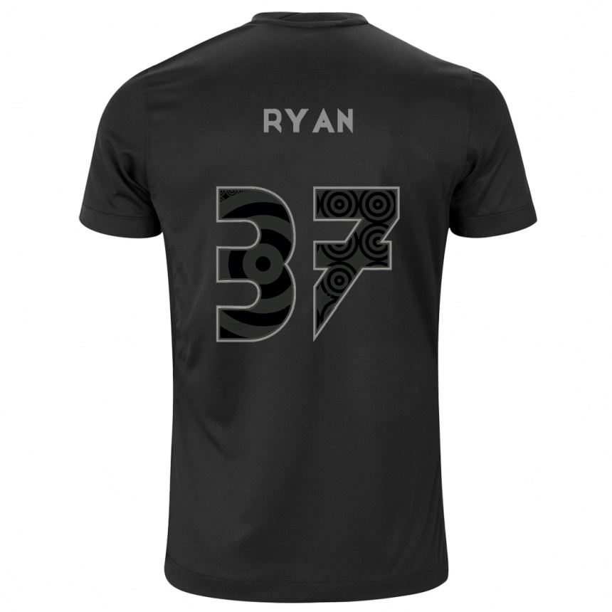 Men Football Ryan #37 Black Away Jersey 2024/25 T-Shirt Uk