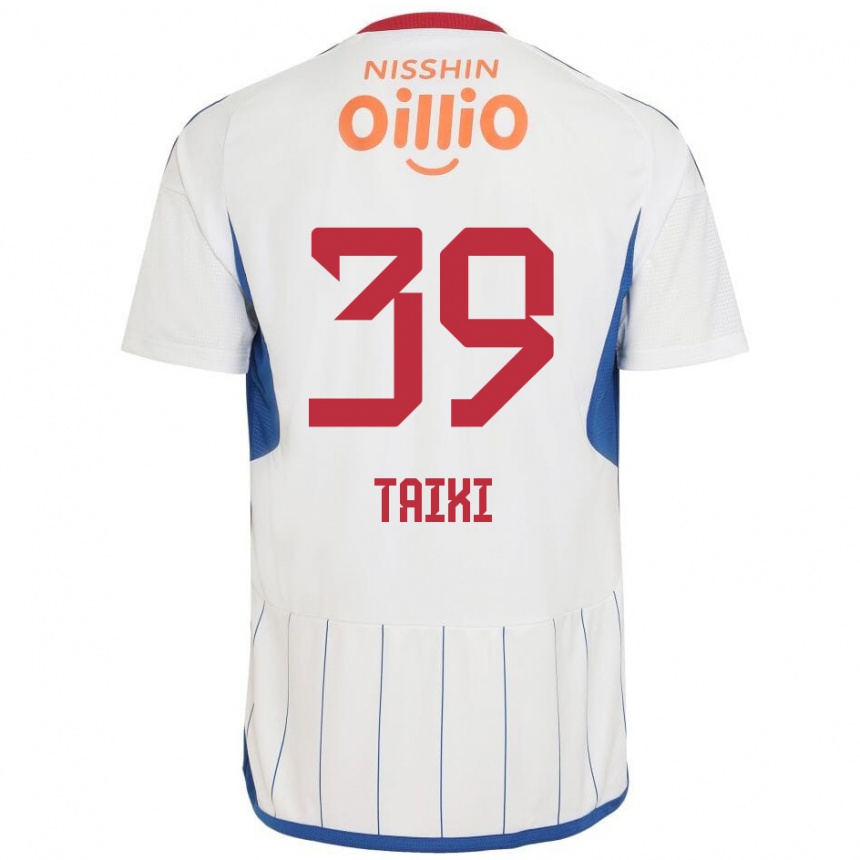 Men Football Taiki Watanabe #39 White Blue Red Away Jersey 2024/25 T-Shirt Uk