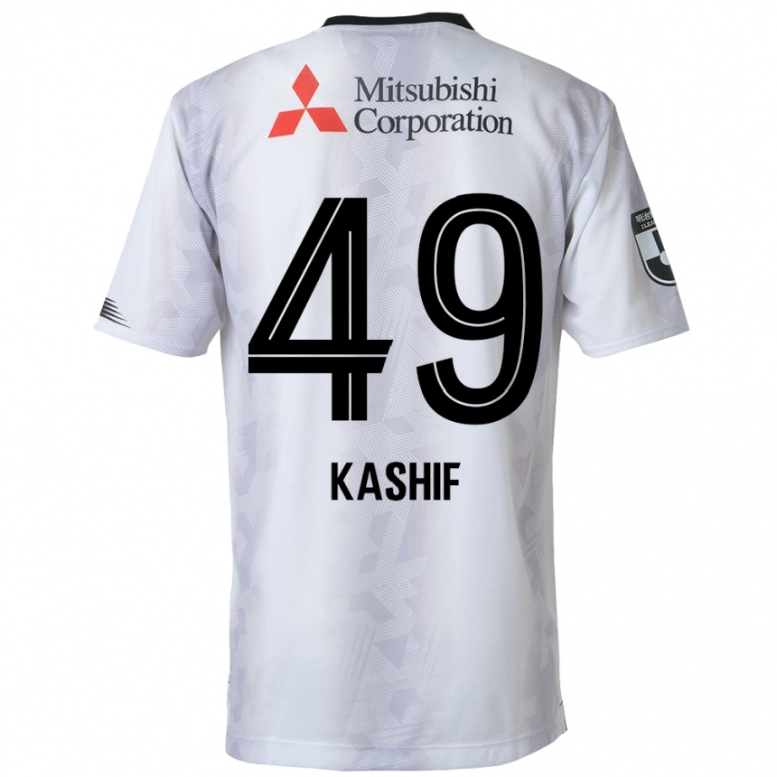 Men Football Kashif Bangnagande #49 White Black Away Jersey 2024/25 T-Shirt Uk